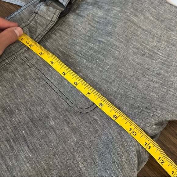 ❤️ Steilmann Black and White Linen Blend Trousers 14 - Picture 6 of 9